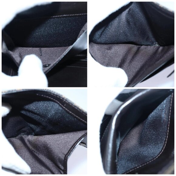 FENDI Zucca Canvas Wallet Black Brown Auth yk13705A - Picture 15 of 16